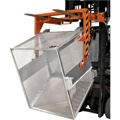Bauer Südlohn Conteneur grillagé BSK-G 90, galvanisé à chaud
