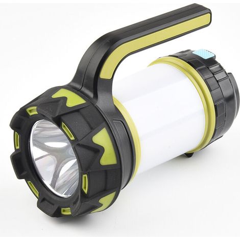 Leistungsstarke wiederaufladbare LED-Laterne, 360°-Beleuchtung mit vielfältigen Lichtmodi für Camping und Outdoor