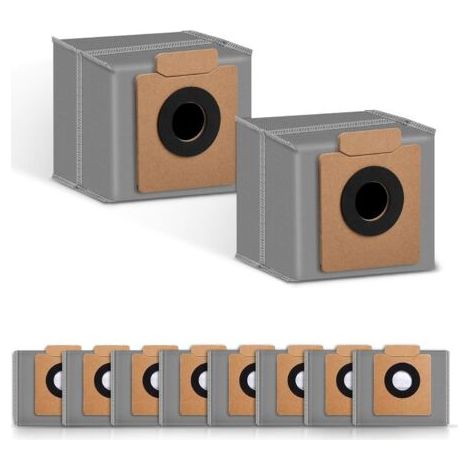 PA 10er-Pack Staubbeutel für Eufy Clean X8 Pro / X10 Pro Omni Staubsauger, Selbstreinigungsstation, Ersatzzubehör (1/5)