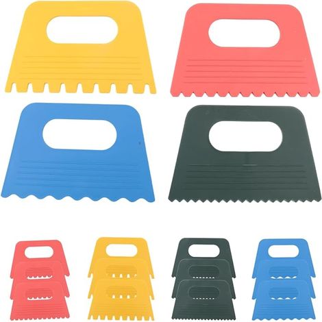 Outils D'Art Texturés - Kit Grattoirs Plastique Pour Peinture (1/5)