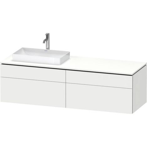 DURAVIT LC4871L18180000 Console WTU suspendue L-Cube 550x1