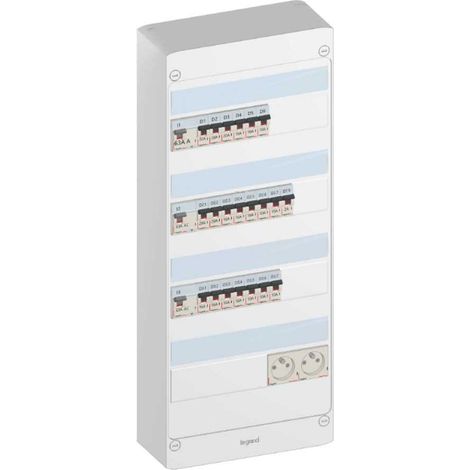 Tableau pré-équipé - Maison individuelle - 4 rangées - 13 modules - TABLEG4R13M - Legrand