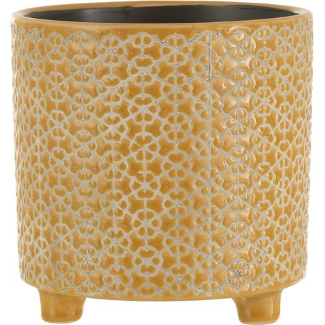 Cache-pot Ovid en Céramique - Ocre (1/5)