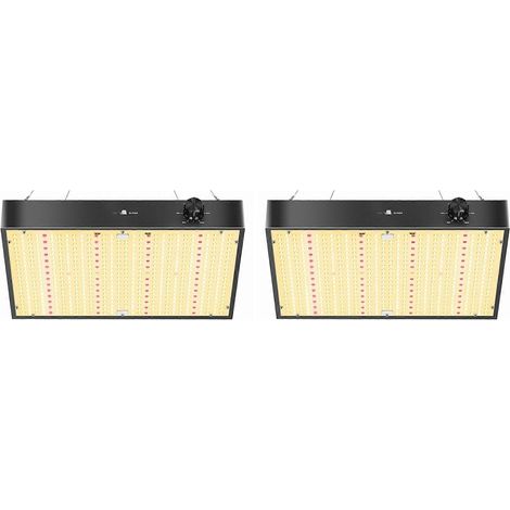 PB2000 200W Vollspektrum-LED-Pflanzenlampe mit Lüfter mit variabler Intensität (US-Stecker) (1/5)
