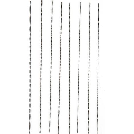 Lot de 8 lames de rechange pour scie à bijoux en métal, accessoire de travail du bois pour cadre de scie en forme de U (1/5)