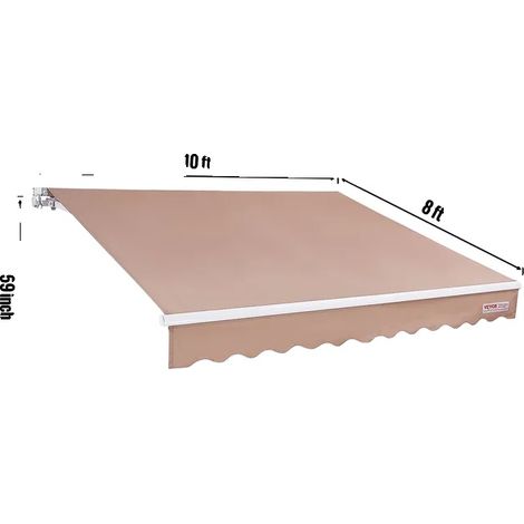 Store rétractable, protection UV, installation facile, 12x10ft (1/2)