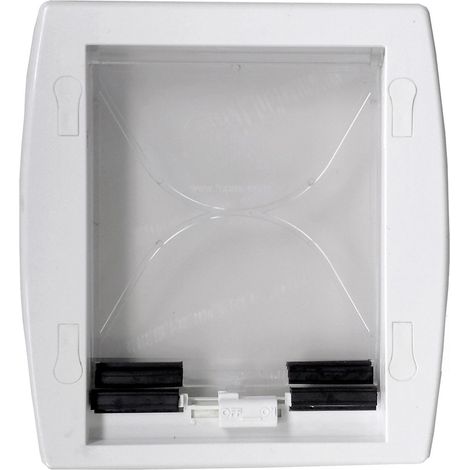 Châtière 238x197 mm - ABS Blanc