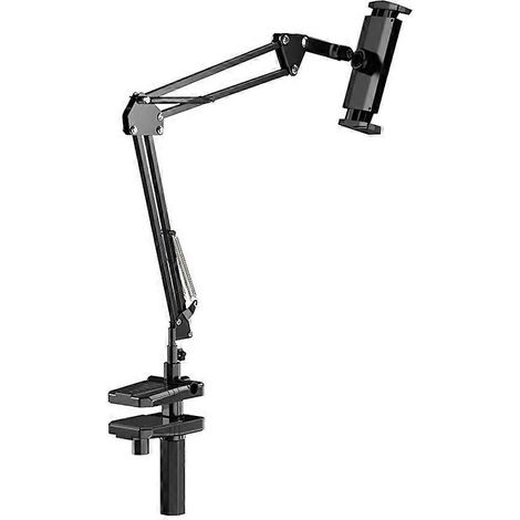 Ce support de tablette de chevet rotatif et réglable convient aux téléphones et tablettes de 4 à 12,9 pouces. (1/5)