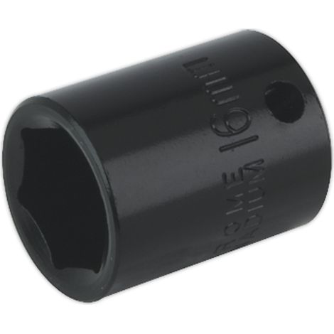 Sealey IS3816 Premier Impact Socket 3/8""Sq Drive 16mm
