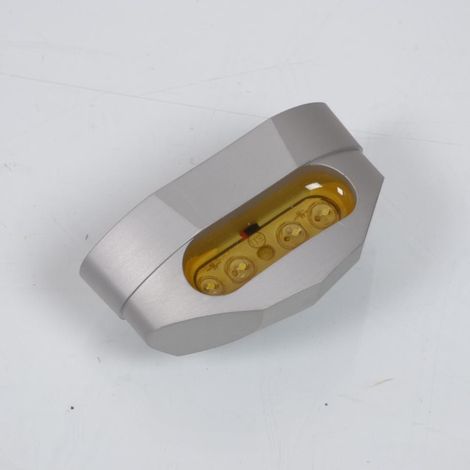 Kennzeichenbeleuchtung one für Auto 4 led 12v grau alu neu (1/3)