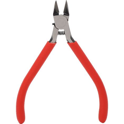 Pinza diagonale da 4,7 pollici taglierina elettronica pinza da taglio stile giapponese antiscivolo con molla di ripristino