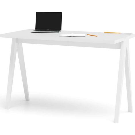 Mesa estudio Mod-635 acabado blanco, 60 x 120 x 78 cm (fondo x ancho x alto) (1/5)