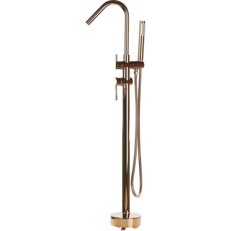 Miscelatore per Vasca da Bagno Freestanding Cromato Rame Design Moderno Victoria (1/6)