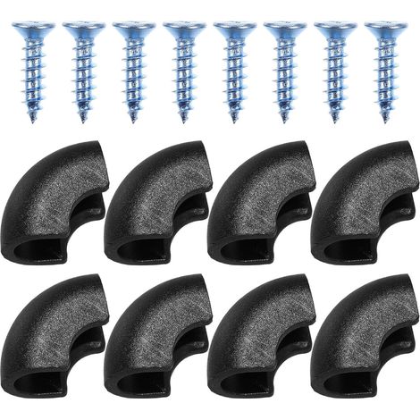 Lot de 2 patins protection en forme pieds meubles et tables, plastique (1/5)