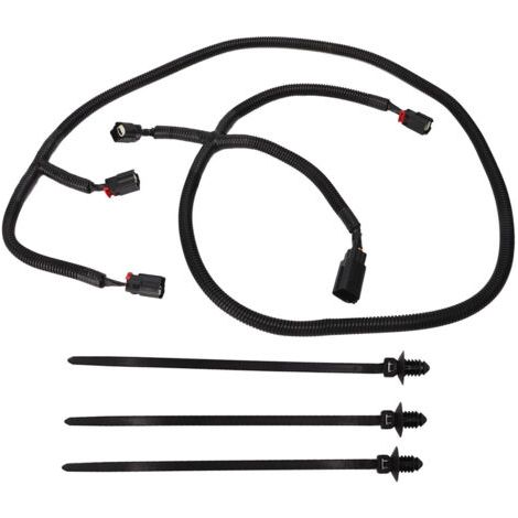 Kabelbaum für Einparkhilfe 68031820AA Schwarz, flexibel und sensibel, Ersatz für Dodge RAM 1500 2009-2019
