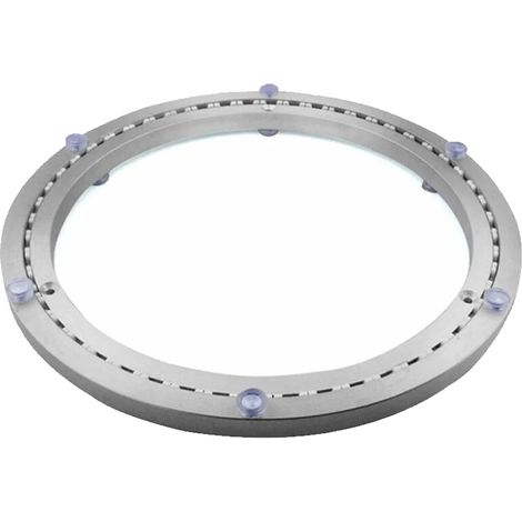Roulement De Plateau Tournant en Métal, Rond Pivotant Base, Rotatifs 360°, Roulements à Billes à Une Rangée, pour Les Charges Lourdes, ø35cm.. (1/5)