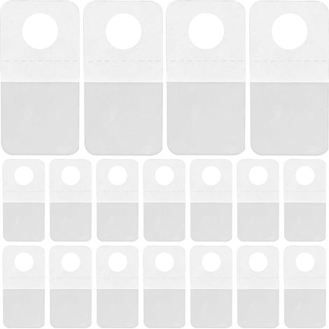 200 pièces de languettes de suspension transparentes auto (1/5)