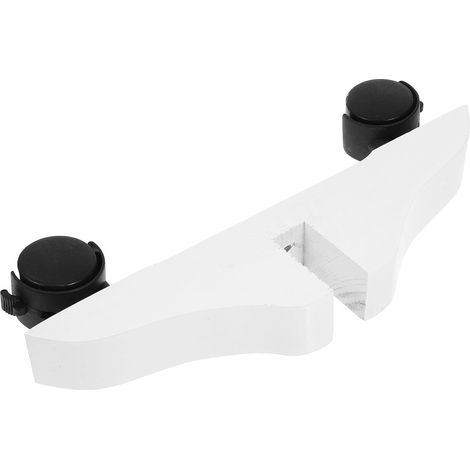 Base de Partition en Bois avec roulettes Blanches Épaisses, Support D'écran Polyvalent et Facile à Installer pour Séparation de Pièce Intérieur Bureau Hôtel (1/5)
