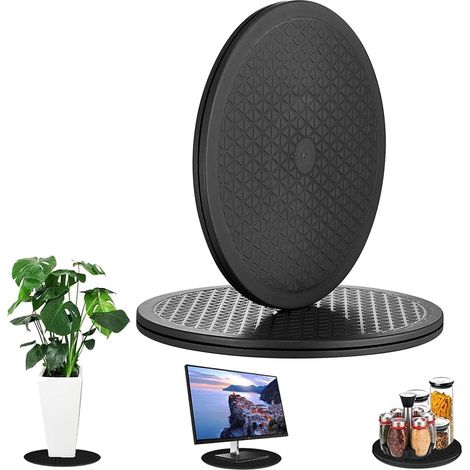 2 Pcs Plateau Tournant À Plate-Forme, Support de Base Rotatif (1/5)