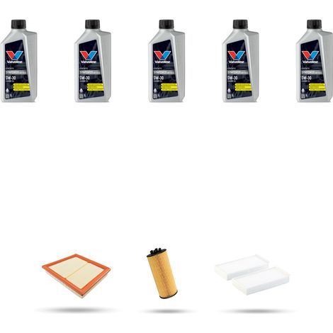 Kit tagliando 3 FILTRI e 5L OLIO compatibile con Bmw x1 (F48) 25e 162kw dal 2020 (1/5)
