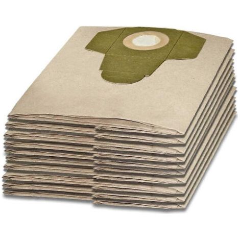 NALOOKAMIC Sacs pour aspirateur 10 sacs à poussière filtrants pour aspirateurs eau et poussière Parkside PNTS 1250 PNTS 1250/9 PNTS 1 (1/4)