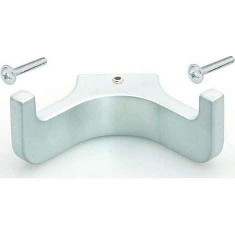 Gancio in metallo cromato lucido, alto 29 mm, con vite. Gancio per cucina/bagno/asciugamani/cappotti/camicie/strofinacci. Decorazione per la casa. Gancio da parete. (1/3)