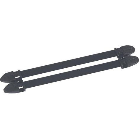 100 Porte-repères noir Duplix 14 caractères LEGRAND 038460