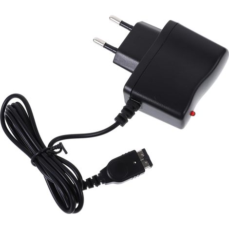 Caricabatterie/adattatore CA per Game Boy, nero, solido, compatto, ideale per viaggi, casa e ufficio. (1/5)