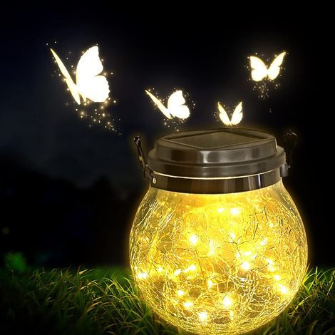 Lanterna solare, luci solari decorative da appendere per esterni, lampada da giardino a energia solare (bianco caldo) (1/5)