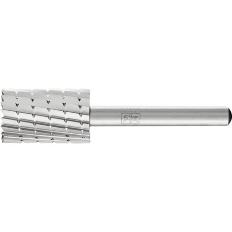 PFERD TOOLS HSS Frässtift Zylinderform stirn A-ST Ø 16x25mm Schaft-Ø 6mm Z 2 universal mittel Spanbrecher (1/4)