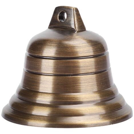 Clochette Bouddhiste en Cuivre 2cm, Pendentif Sonore Artisanal pour Décoration (1/5)