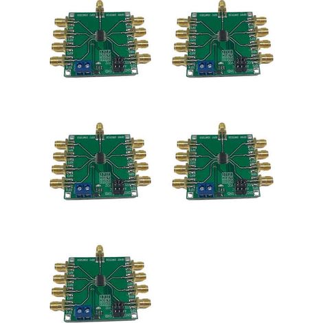 Cinq modules d'antenne de sélection de canal RF multifonctions HMC253 DC-2,5 GHz à commutateur unipolaire à huit positions (1/3)