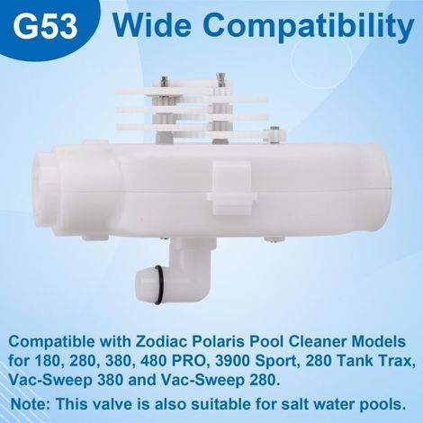 Pièce Rechange Mécanisme d'Engrenage G53 pour Polaris,Pièces Rechange Mécanisme d'Engrenage Nettoyeur Piscine pour 180 280 380 480 Pro 3900 Sport 280 Tank Trax Vac-Sweep 380 Vac-Sweep 280 (1/5)