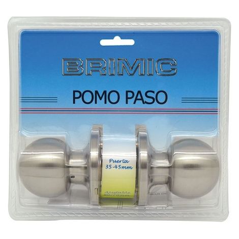 POMO PUERTA BOLA PASO LATON PULIDO - EHLIS