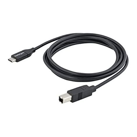 Startech.com 2m usb-c to usb b male to male cable - usbusb type c to usb b usb 2.0 cable,lifetime warranty (1/4)