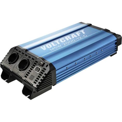 [GEBRAUCHT] B-Ware Voltcraft Wechselrichter Inverter Msw 2000 12 G 2000 W 12 Vdc 230 Vac Sinuswelle