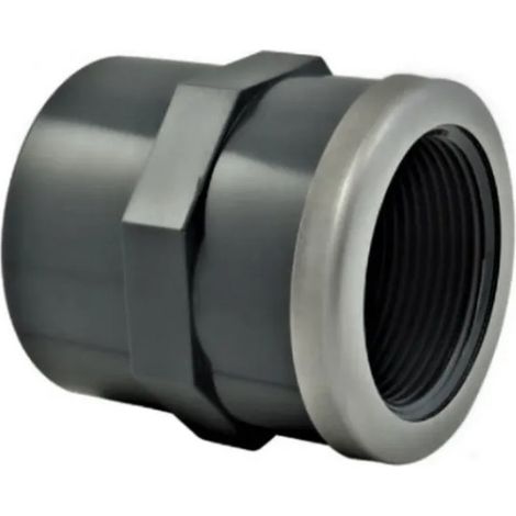 Manchon PVC pression mixte 40 mm, 33x42 renforcé inox