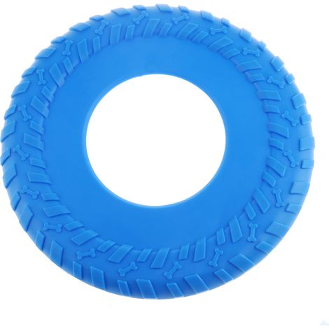 1 frisbee pour animaux de compagnie - Os bleu