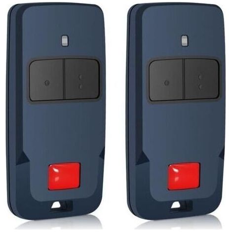 Lot de 2 télécommandes 433 MHz pour Mitto COOL C2,Mitto 2 Mitto 2A, Mitto B RCB 02, TRC1, TRC2, TRC3, Rolling Code - 2 canaux