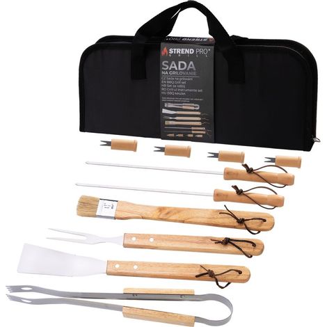 Werkzeugsatz Strend Pro Grill, zum Grillen und Braten, 11-teilig, in Tasche (1/5)
