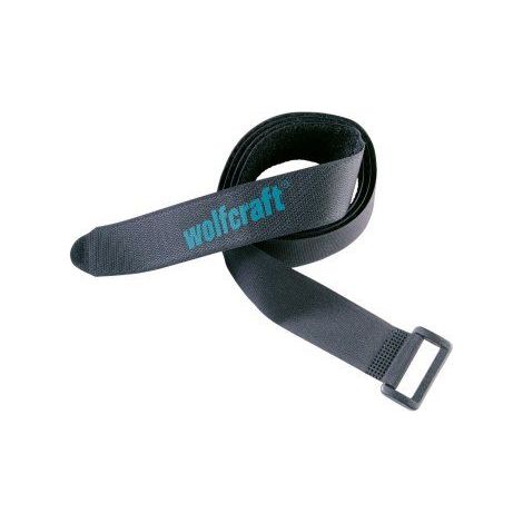 Wolfcraft – Sangles velcro auto-agrippantes noires 600x20 mm – Fixation rapide pour objets lourds – Usage professionnel – Pack de 2 (1/5)