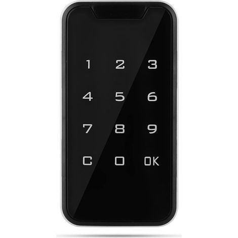 1 article,Serrure D'Armoire électronique, Serrure à Code Numérique à écran Tactile, Serrure à Combinaison D'Armoire, Serrure de Meuble Intelligente, Serrure de Boîte aux Lettres (1/5)