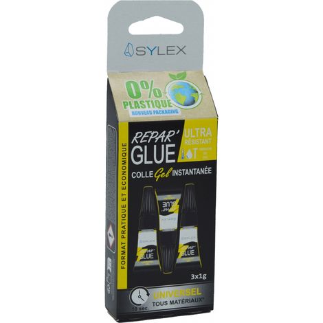 Colle Répar'Glue gel 3x1g