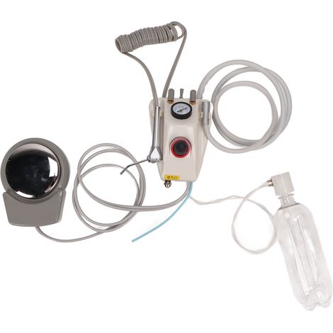 Soufflette de Laboratoire 4 Orifices 2 Voies, Pédale en Acier Inoxydable, Contrôle de Pression d'Air Portable, Accessoire d'Instrument de Labo (1/5)