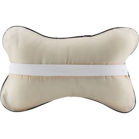 Coussin Appui-tete - Cuir Artificiel - 25 x 16 x 7 cm - Voiture - 1 Unite (1/5)