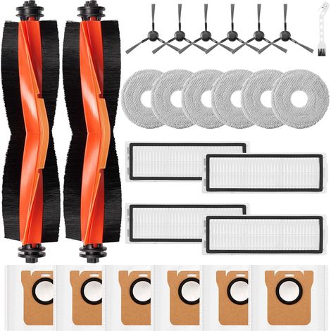 AQUATECHNICK - kit d'accessoires pour Xiaomi X20 Max — brosses principales, latérales et filtres, rendement de nettoyage durable (1/5)