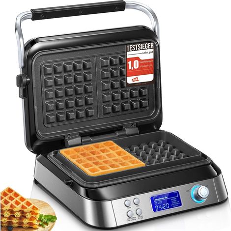 Gaufrier numérique 1600 W 5 programmes