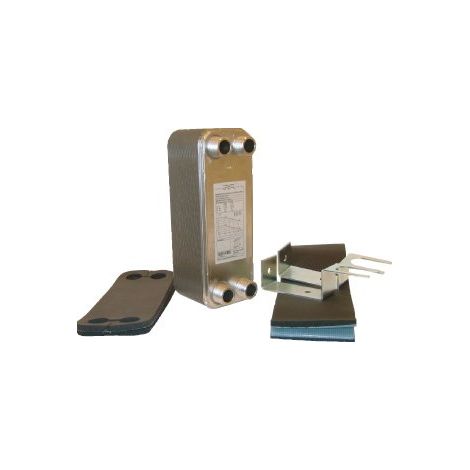 Bosch Accessoires pour pompes à chaleur à saumure PWÜ 9 Échangeur de chaleur à plaques, 7719002796