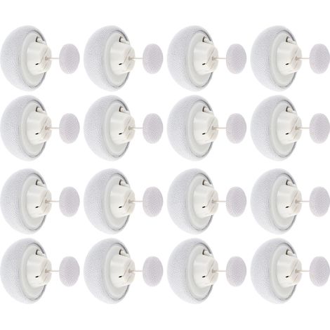 Housse de Couette Attache Clip Résistant à l'usure 24 Pièces en Plastique Coton Surfaces Pince de Couette Forte pour Oreillers (Gris) (1/5)