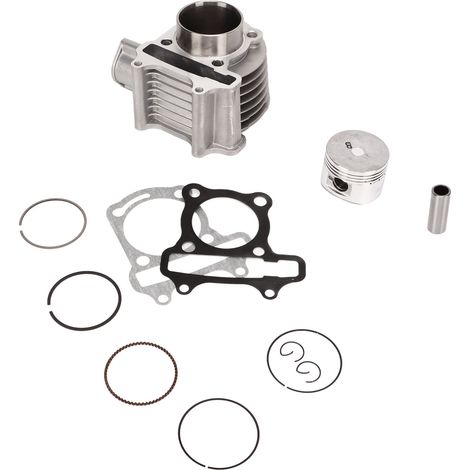 Kit de cylindre complet avec piston et joints en alliage d'aluminium pour moteur GY6 4 temps 125cc scooter moto quad kart (1/5)